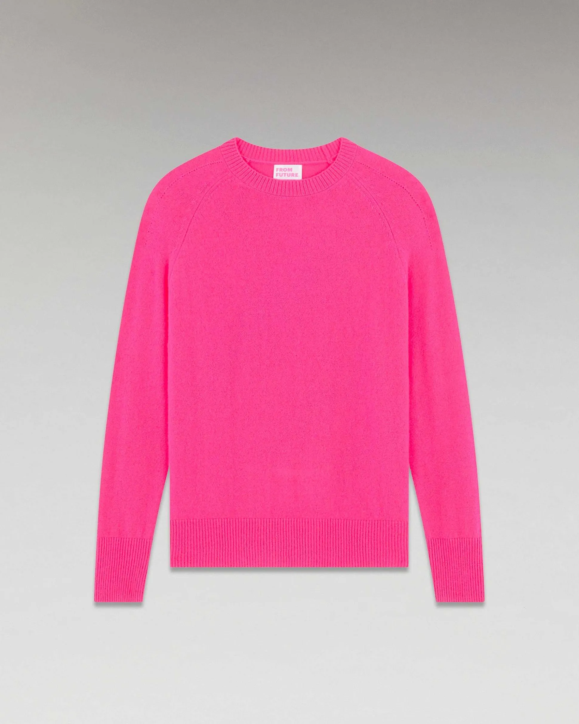 Pull Col Rond Oversize Leger