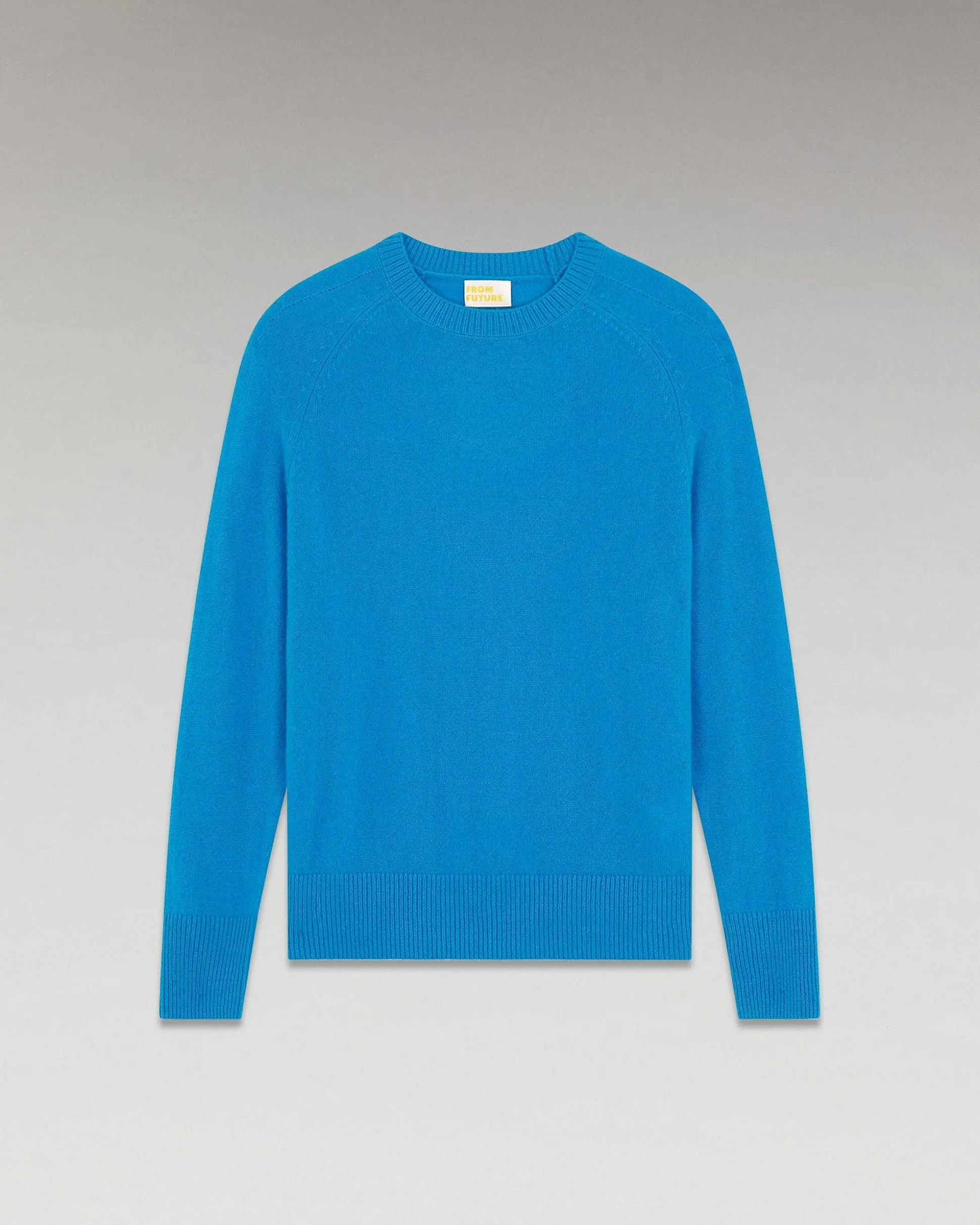 Pull Col Rond Oversize Leger