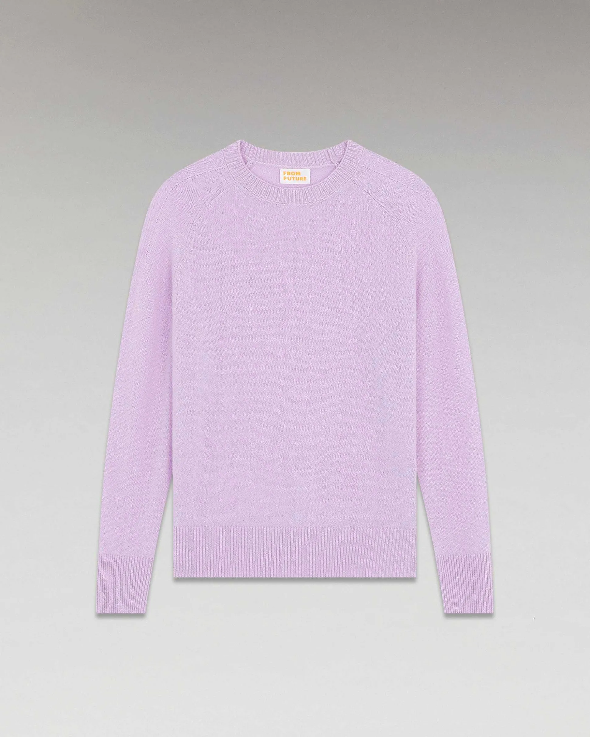 Pull Col Rond Oversize Leger