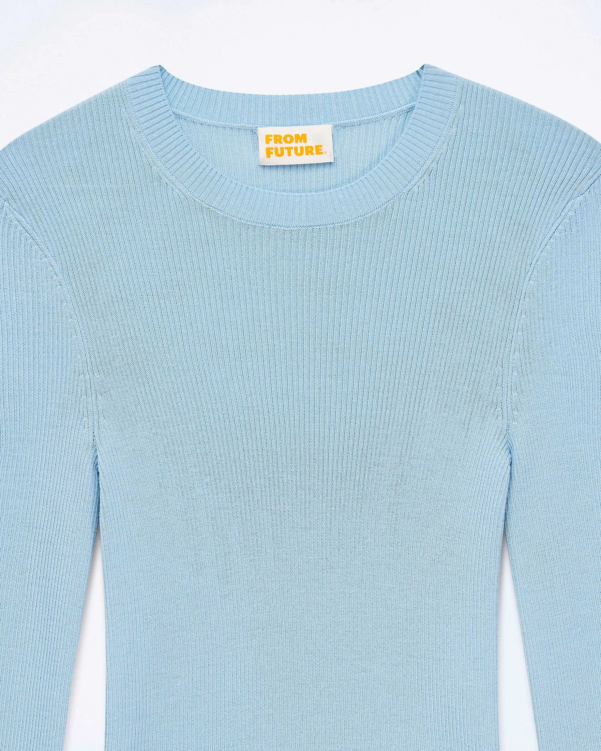 Pull Col Rond Point Bourdon Bicolore