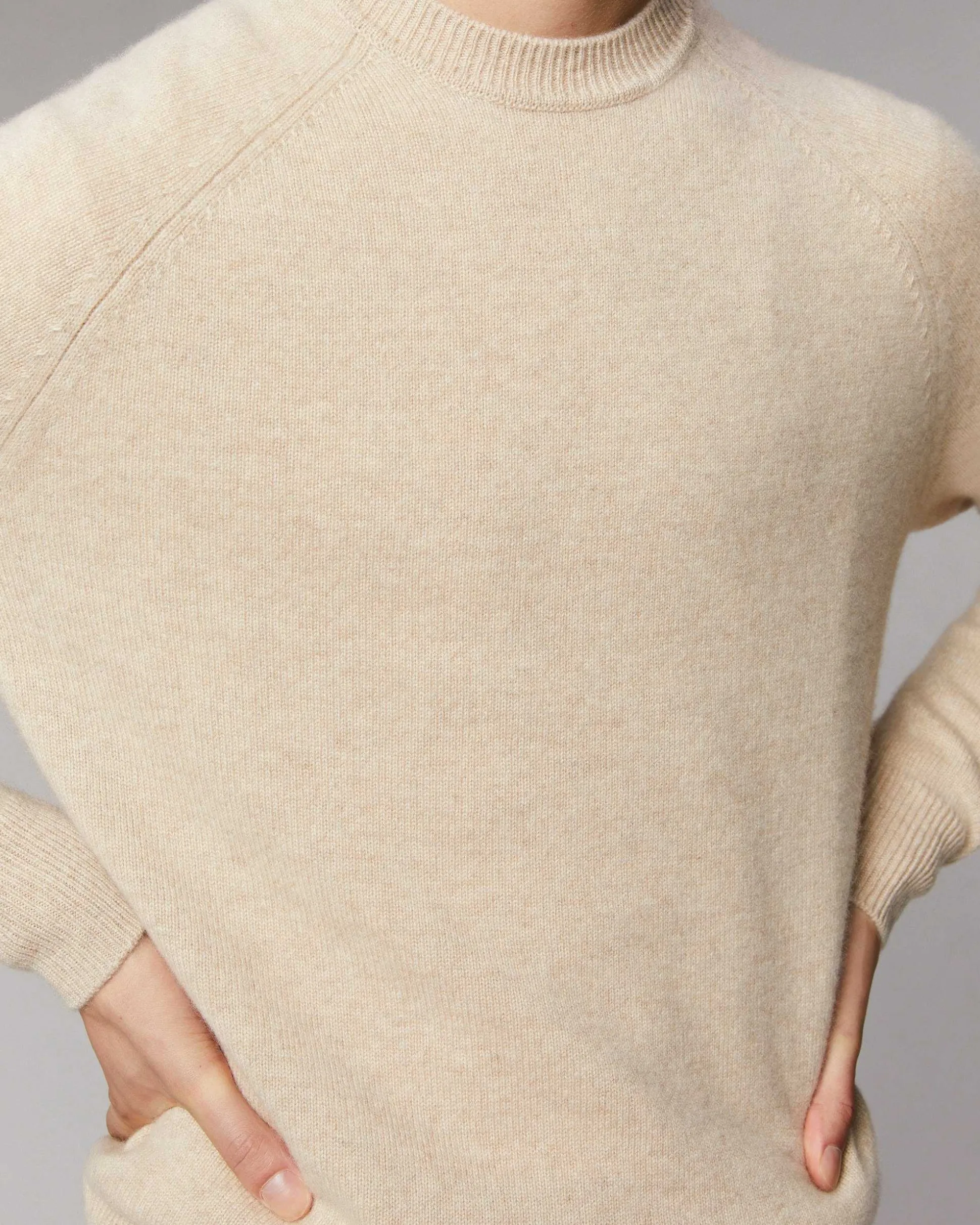 Pull Col Rond Raglan