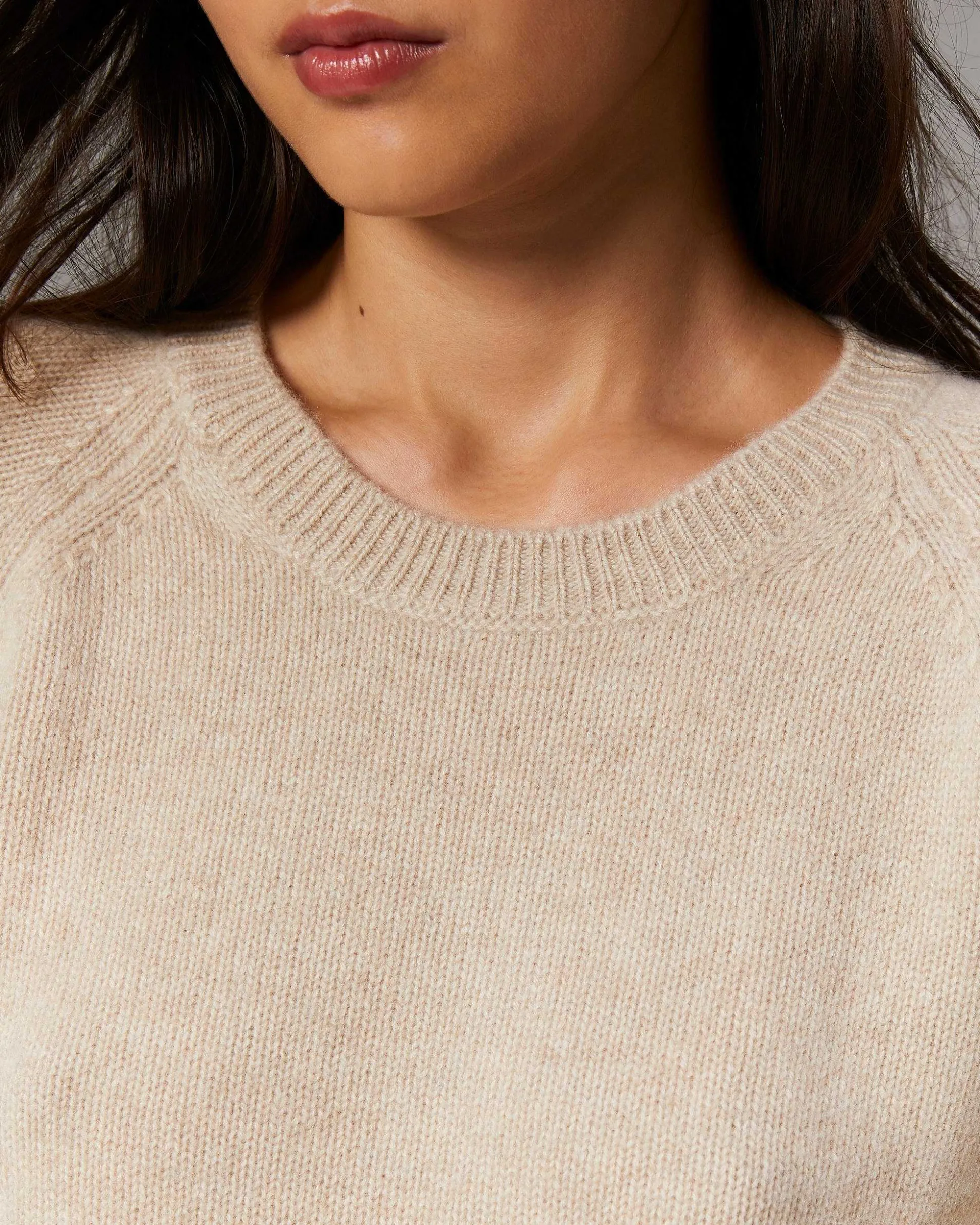 Pull Col Rond Raglan Oversize