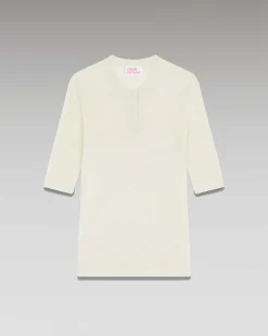 Pull Col Rond Seconde Peau Manches Courtes