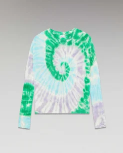 Pull Col Rond Tie And Dye