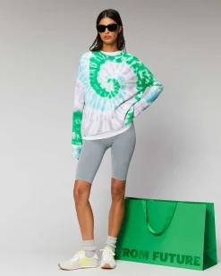 Pull Col Rond Tie And Dye