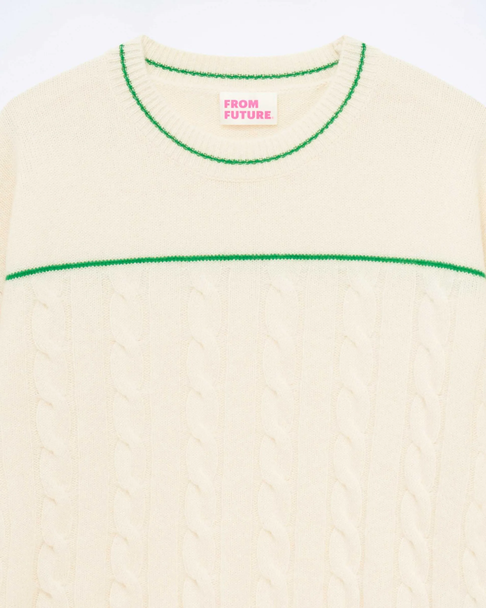 Pull Col Rond Torsades Future