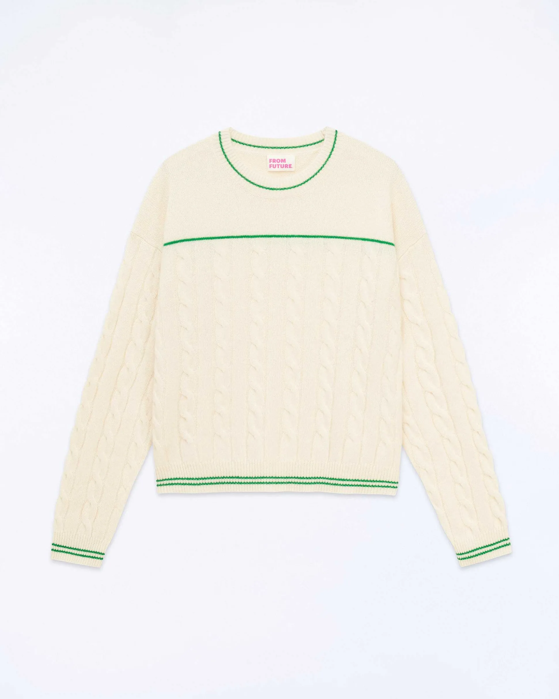 Pull Col Rond Torsades Future