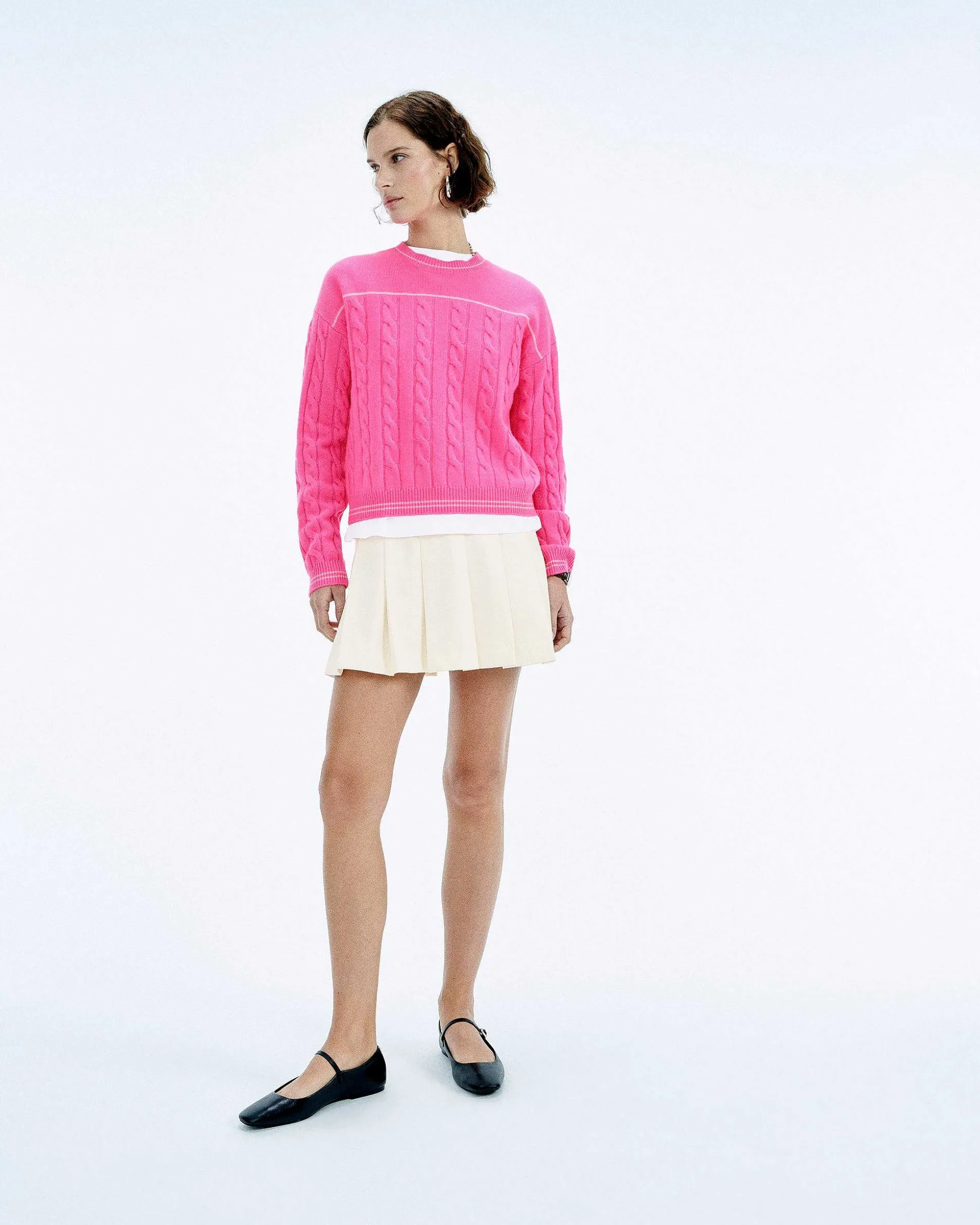 Pull Col Rond Torsades Future