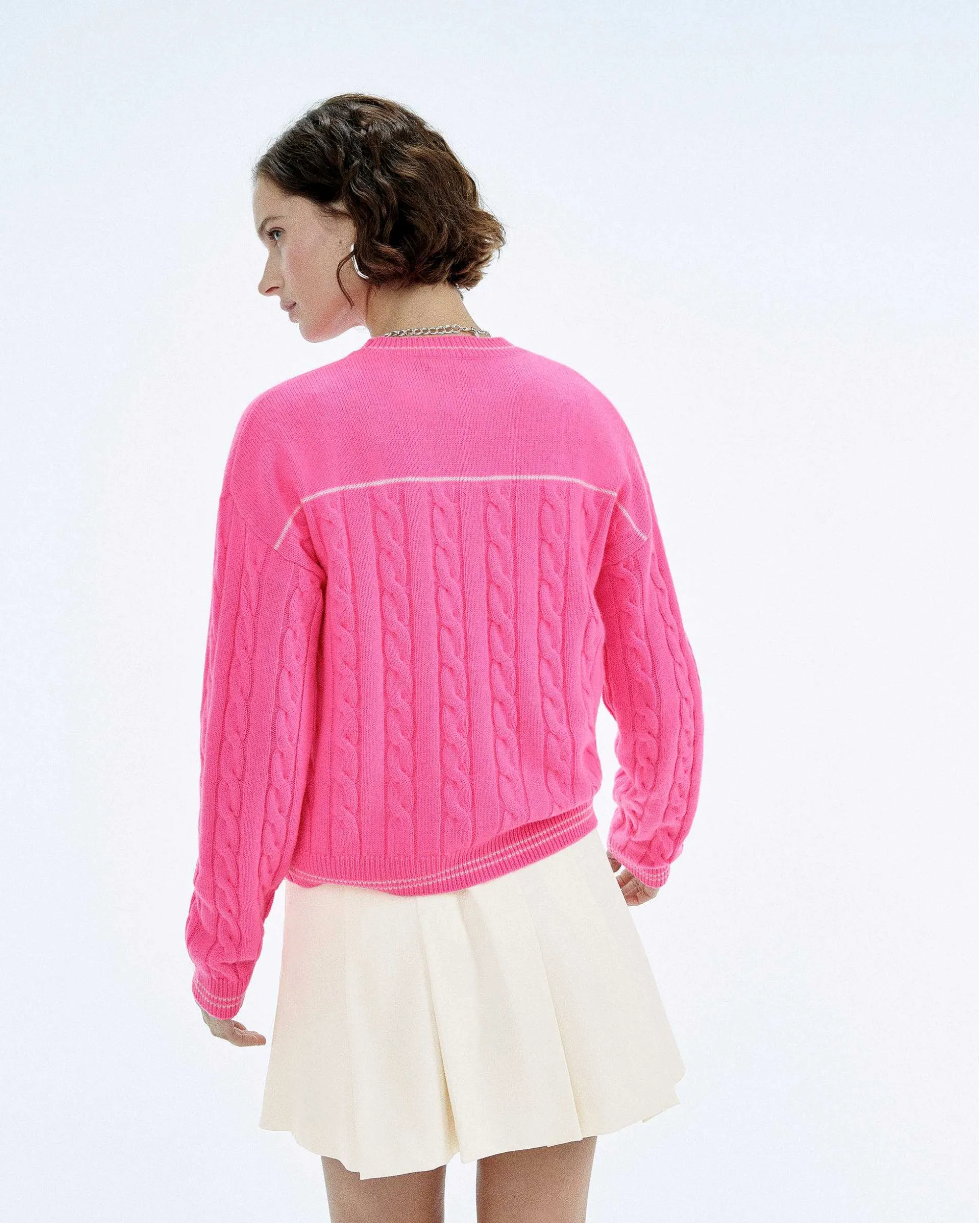 Pull Col Rond Torsades Future