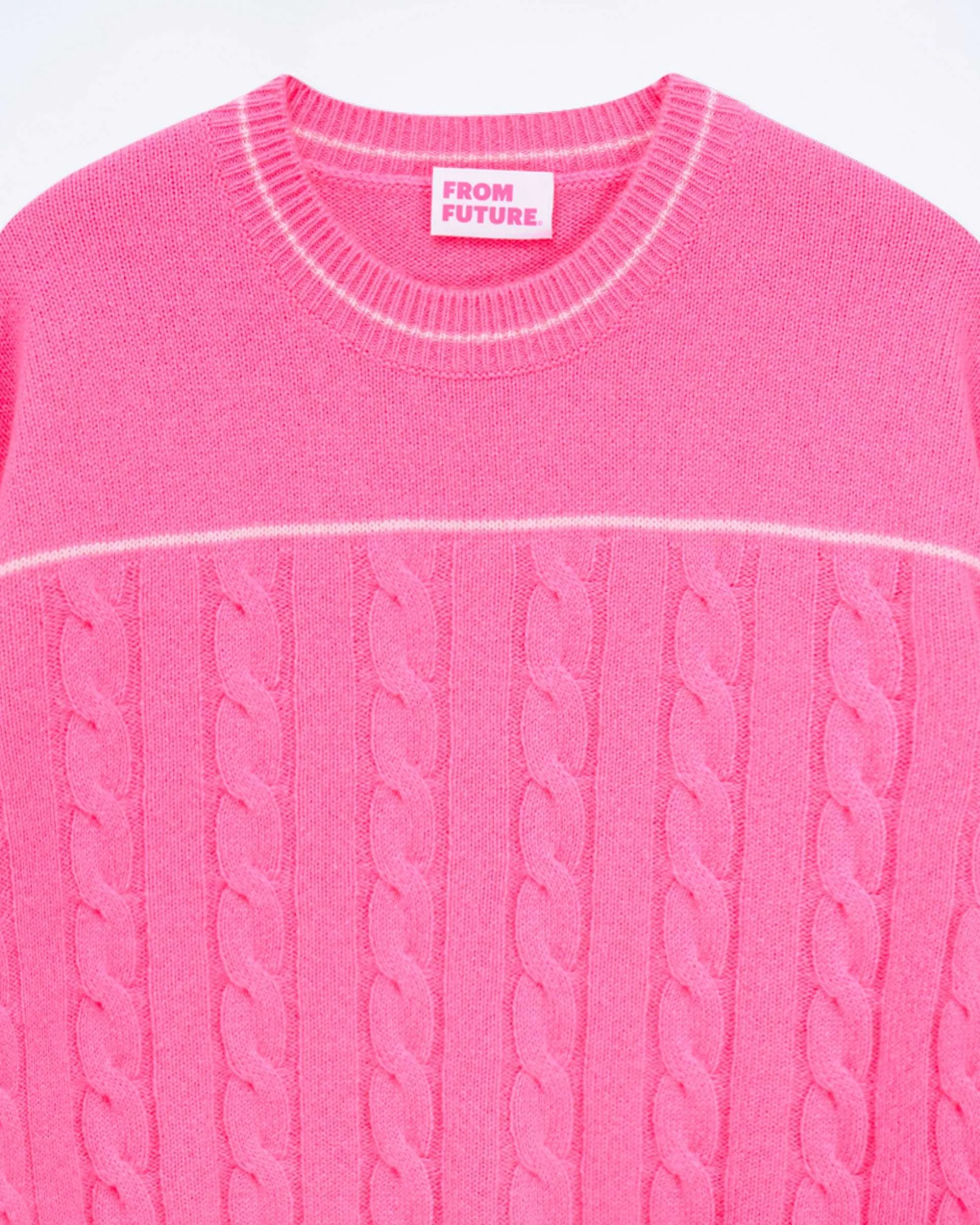 Pull Col Rond Torsades Future