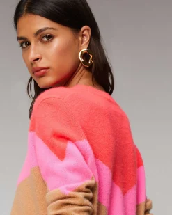 Pull Col Rond Tricolore Leger