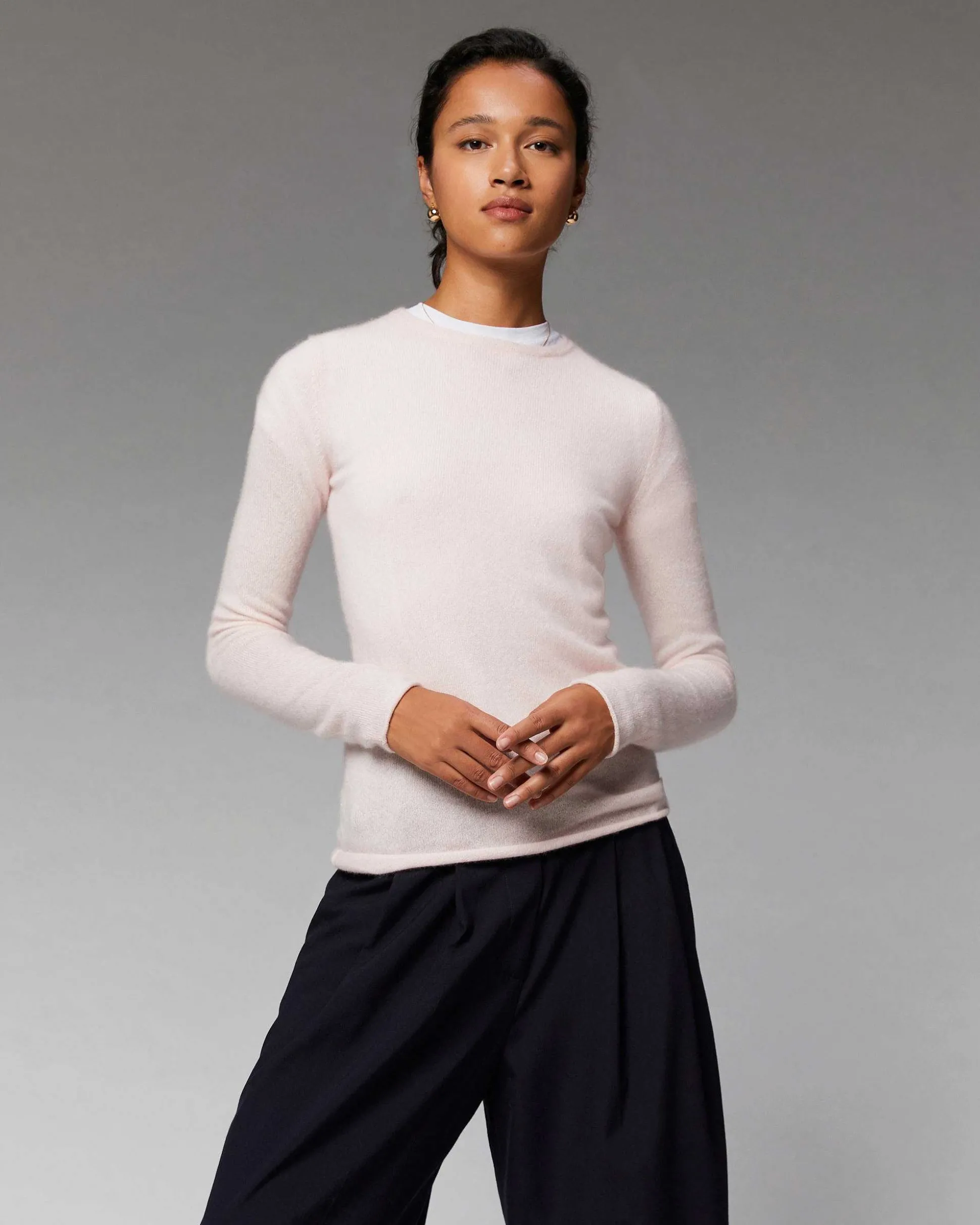 Pull Col Rond T-Shirt Leger