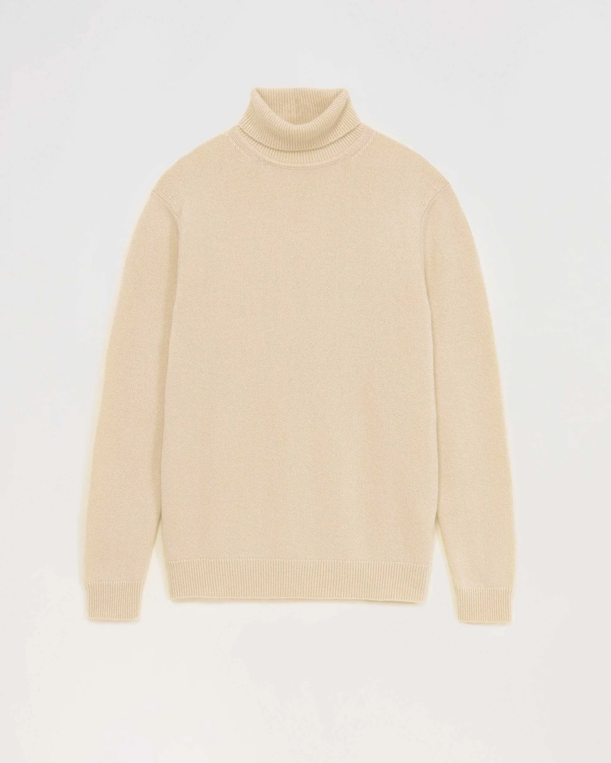 Pull Col Roule Basique Epais