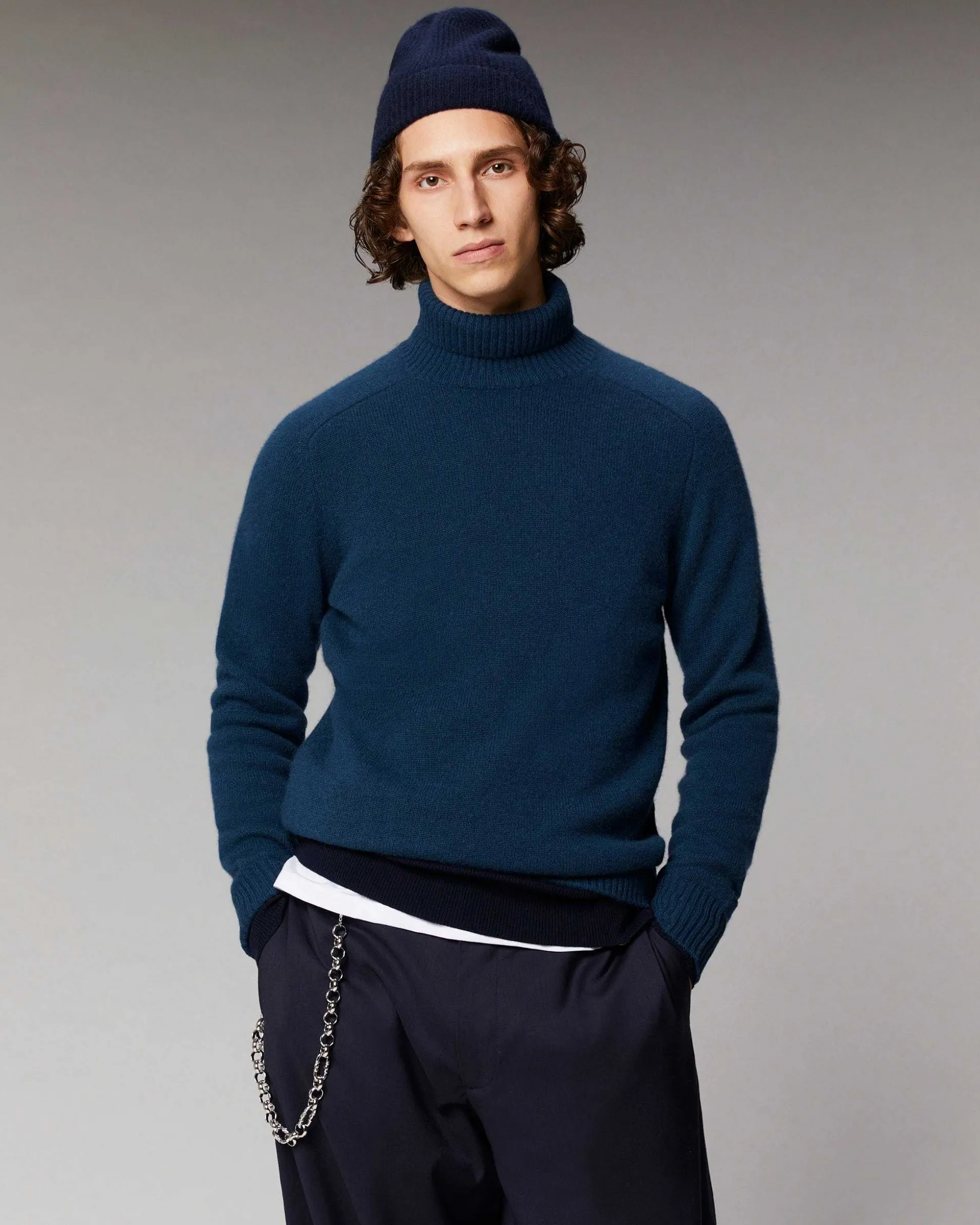 Pull Col Roule Manches Marteau