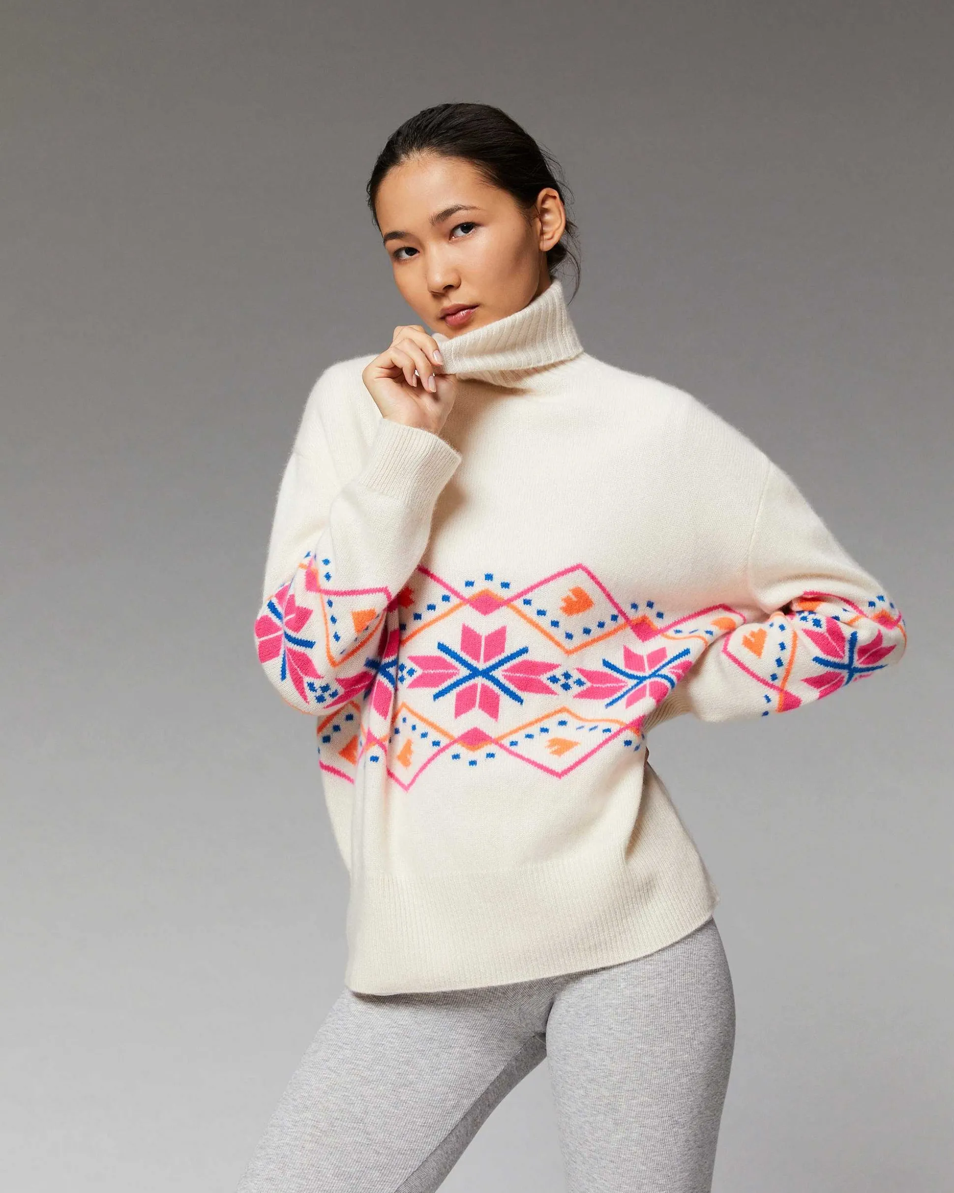 Pull Col Roule Norvegien