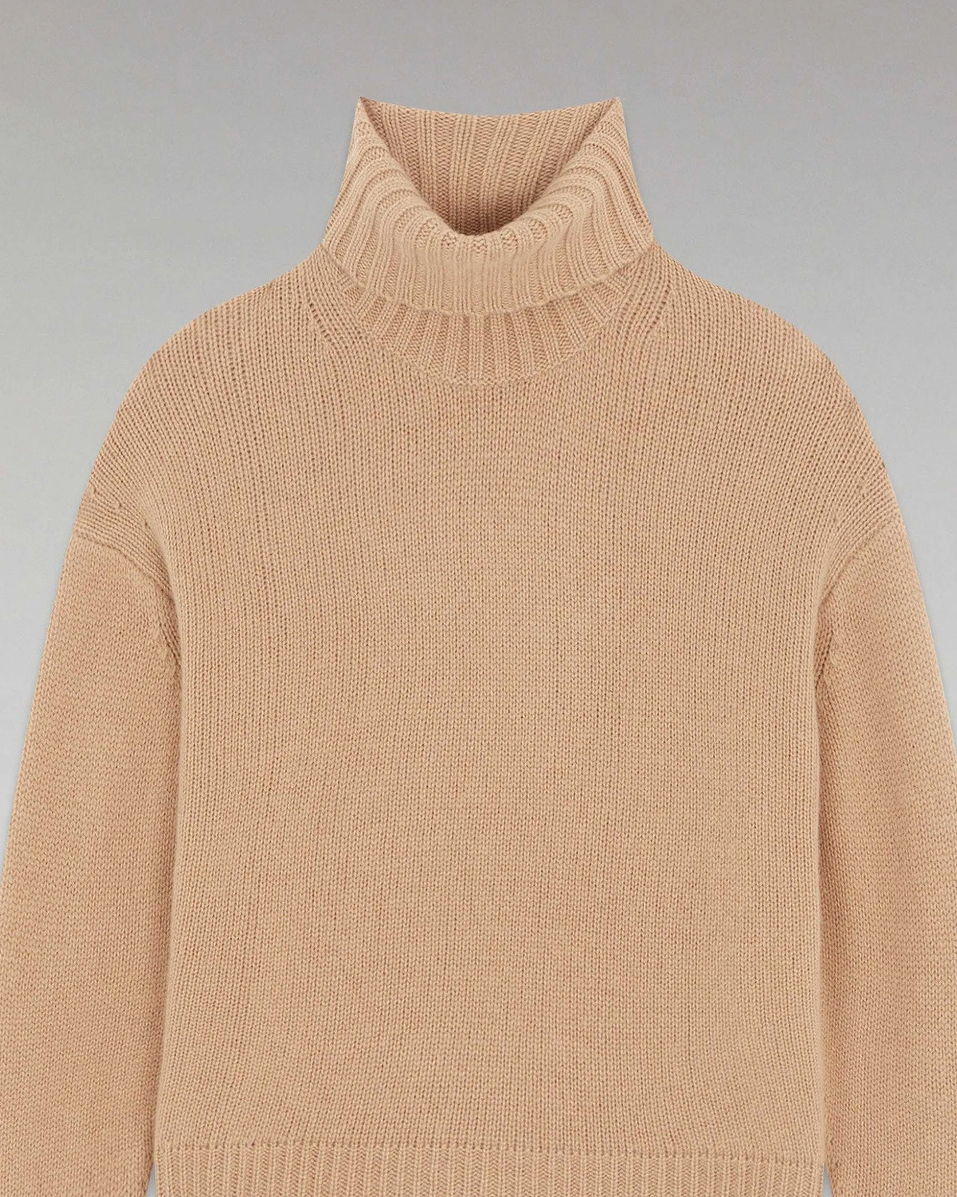 Pull Col Roule Oversize