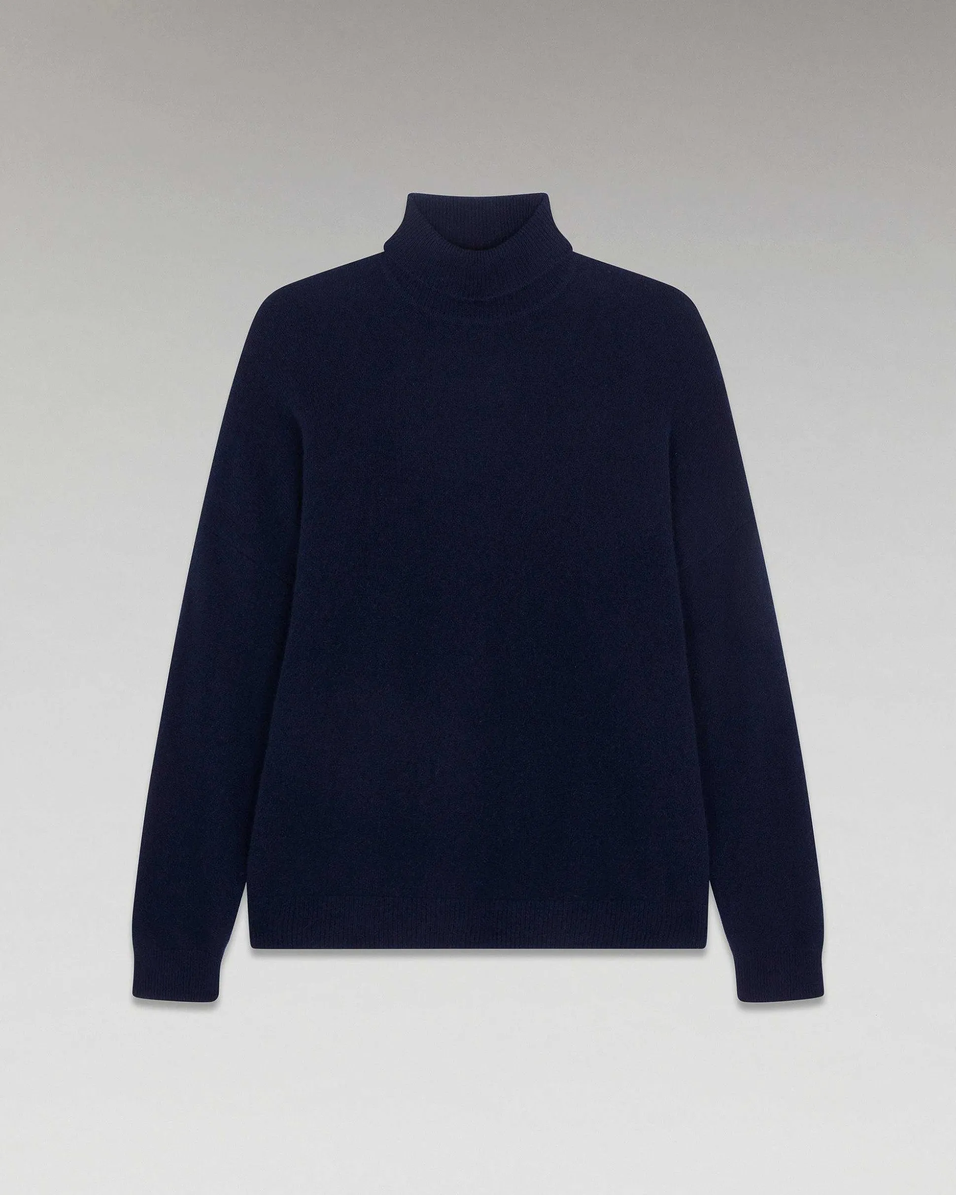 Pull Col Roule Oversize Leger