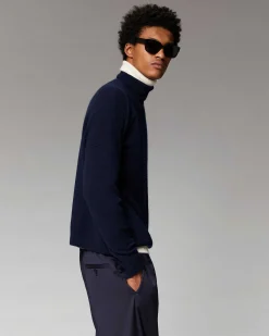 Pull Col Roule Oversize Leger