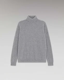 Pull Col Roule Oversize Leger