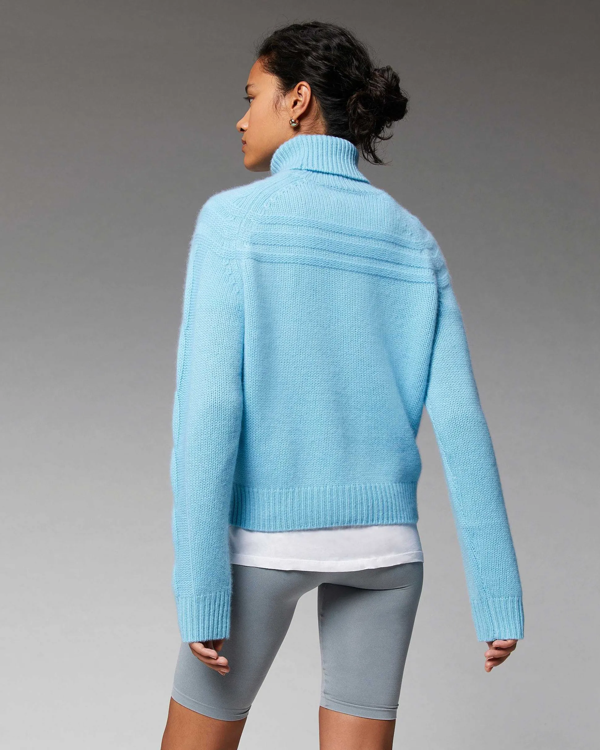 Pull Col Roule Torsades Epais