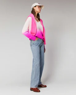 Pull Col V Dip Dye Leger