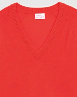 Pull Col V Oversize Leger