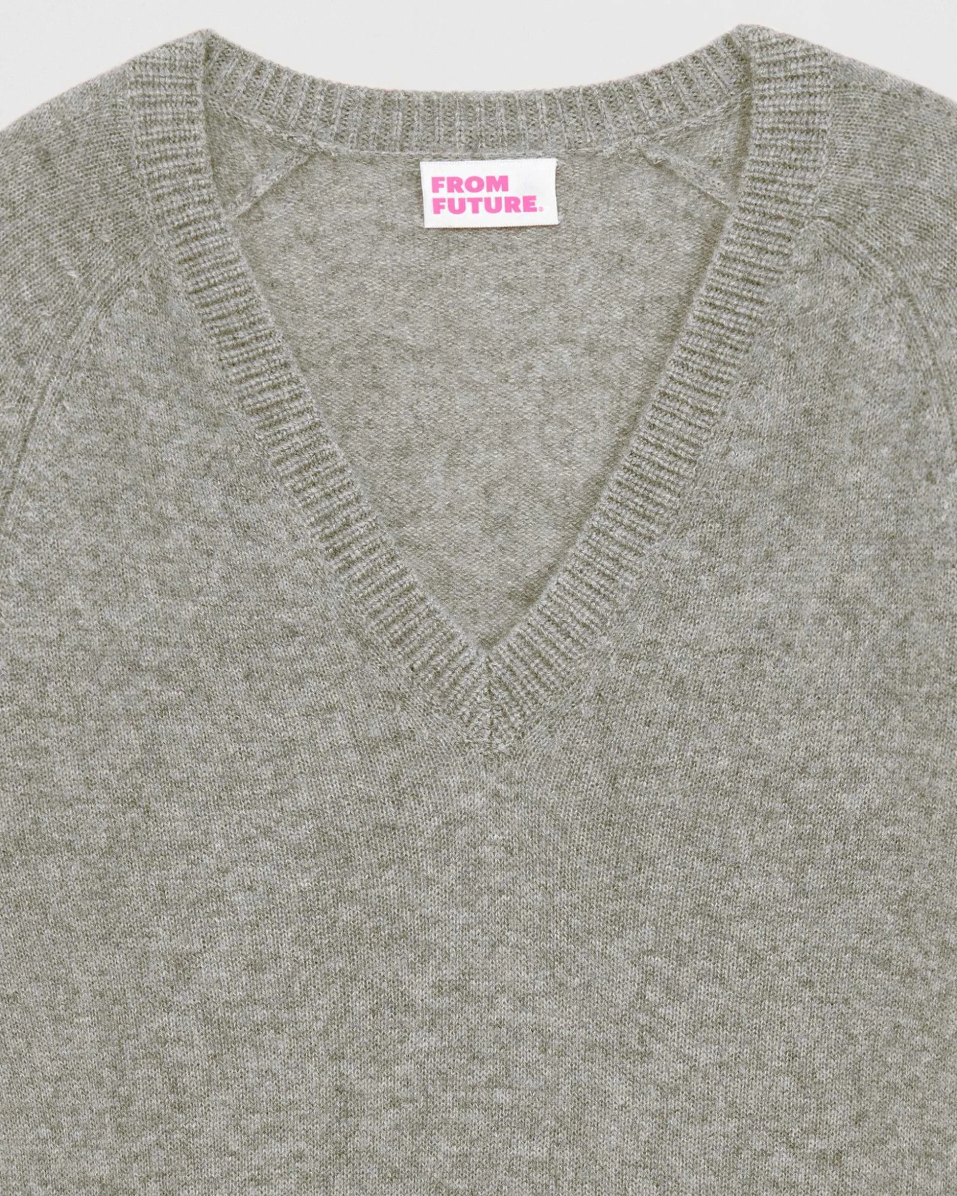 Pull Col V Oversize Leger