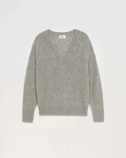 Pull Col V Oversize Leger