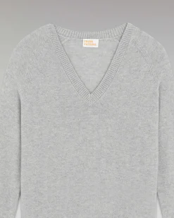 Pull Col V Oversize Leger