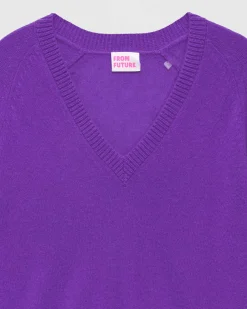 Pull Col V Oversize Leger