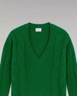 Pull Col V Torsades Epais