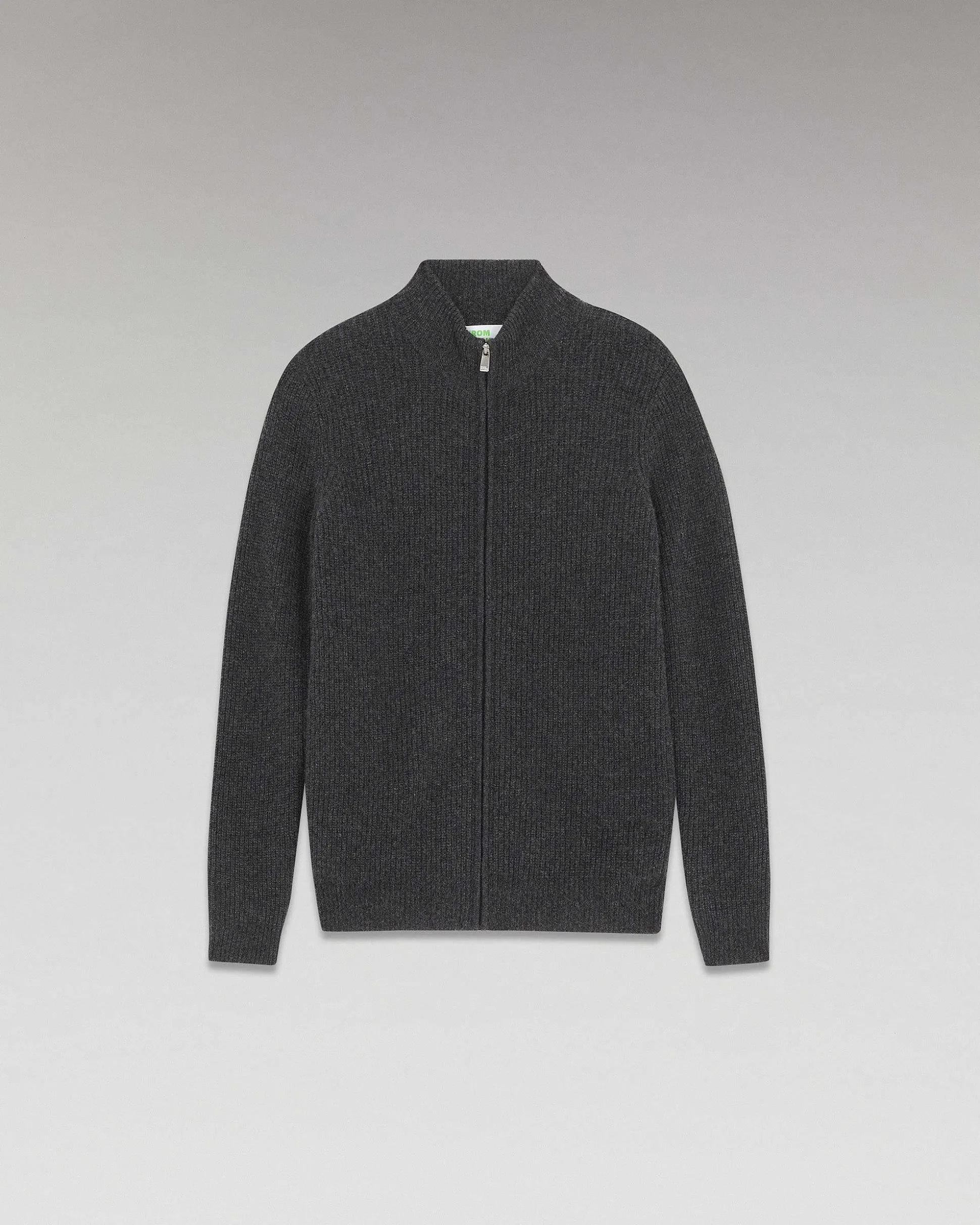 Pull Gilet A Cotes Zippe