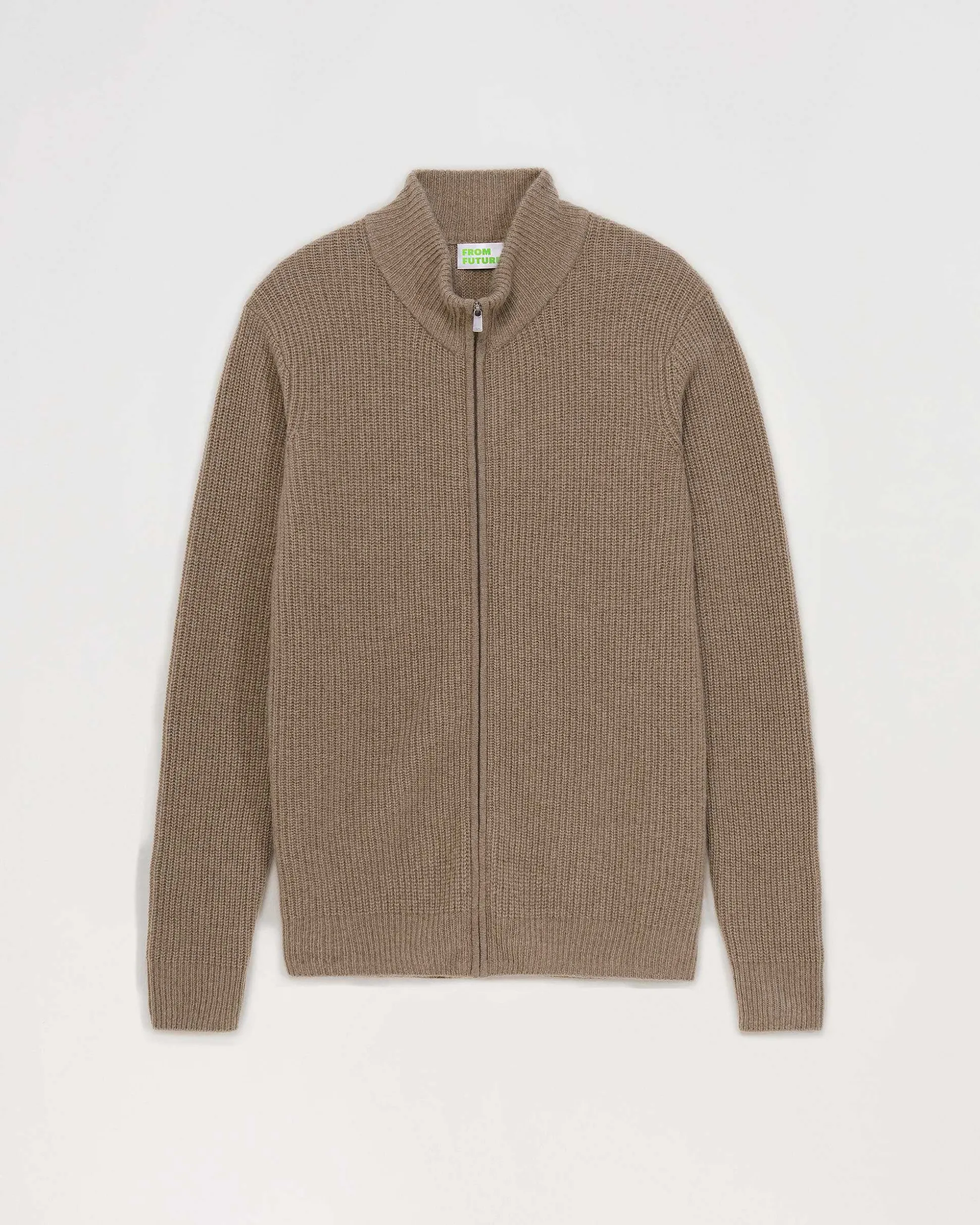 Pull Gilet A Cotes Zippe