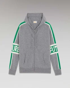 Pull Hoodie Bandes Bicolore Future