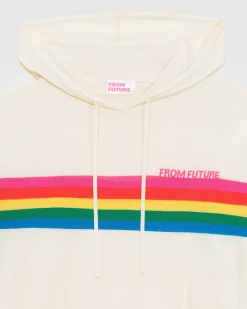 Pull Hoodie Bandes Multicolore