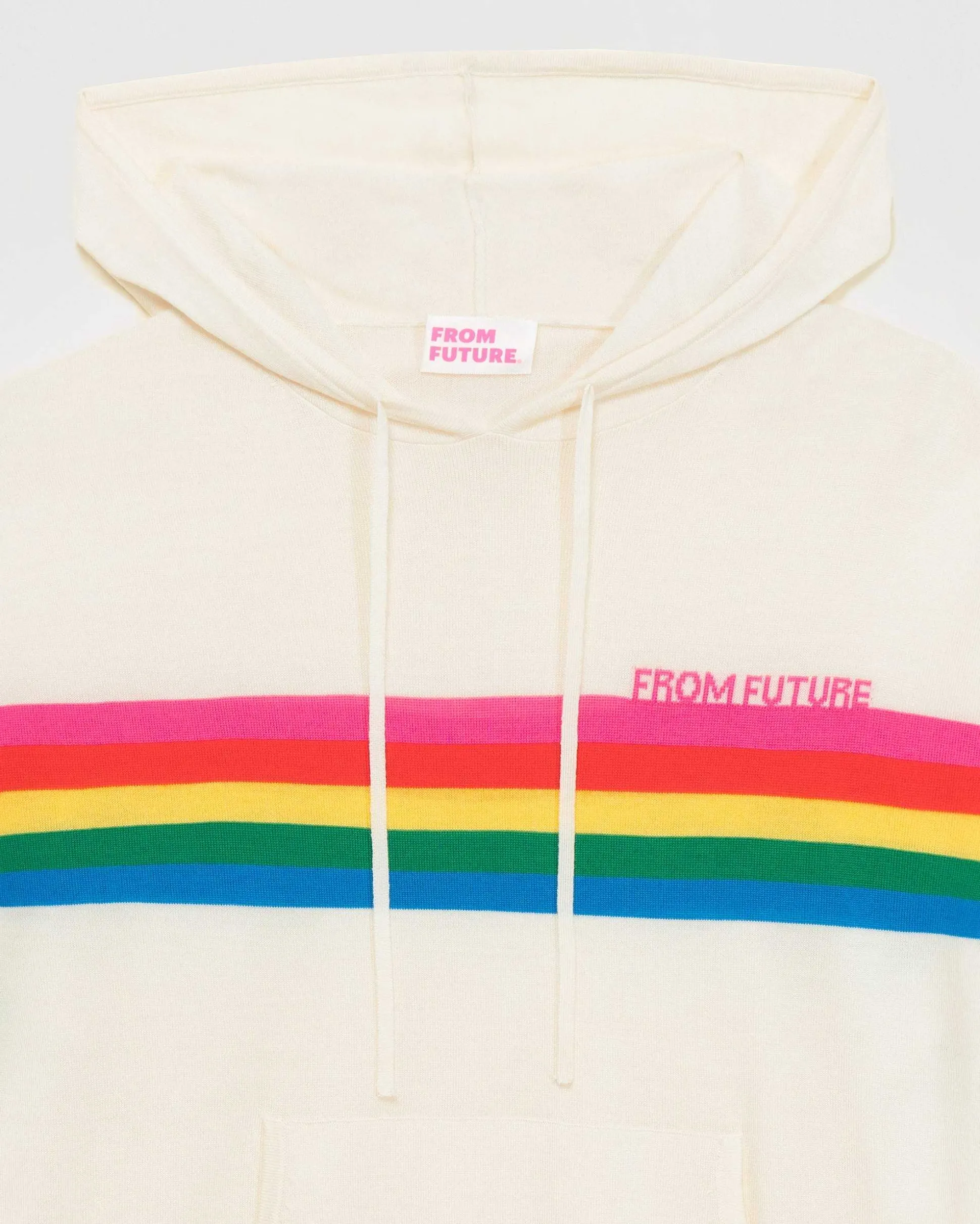 Pull Hoodie Bandes Multicolore