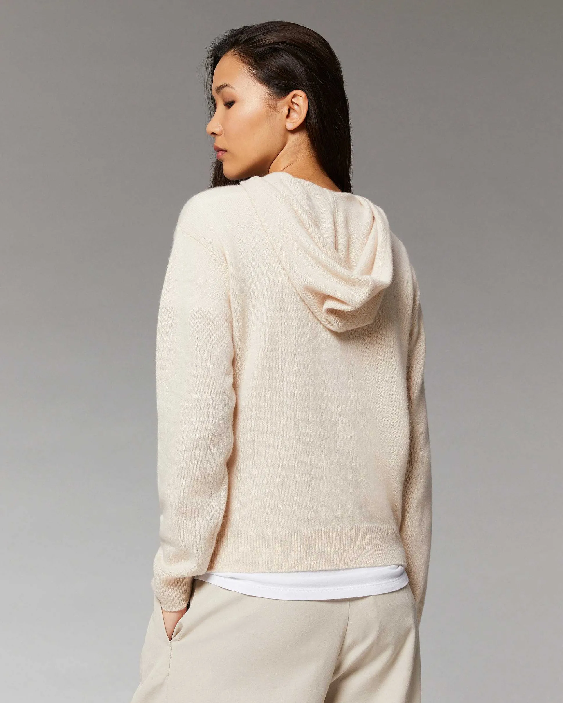 Pull Hoodie Coeur Leger