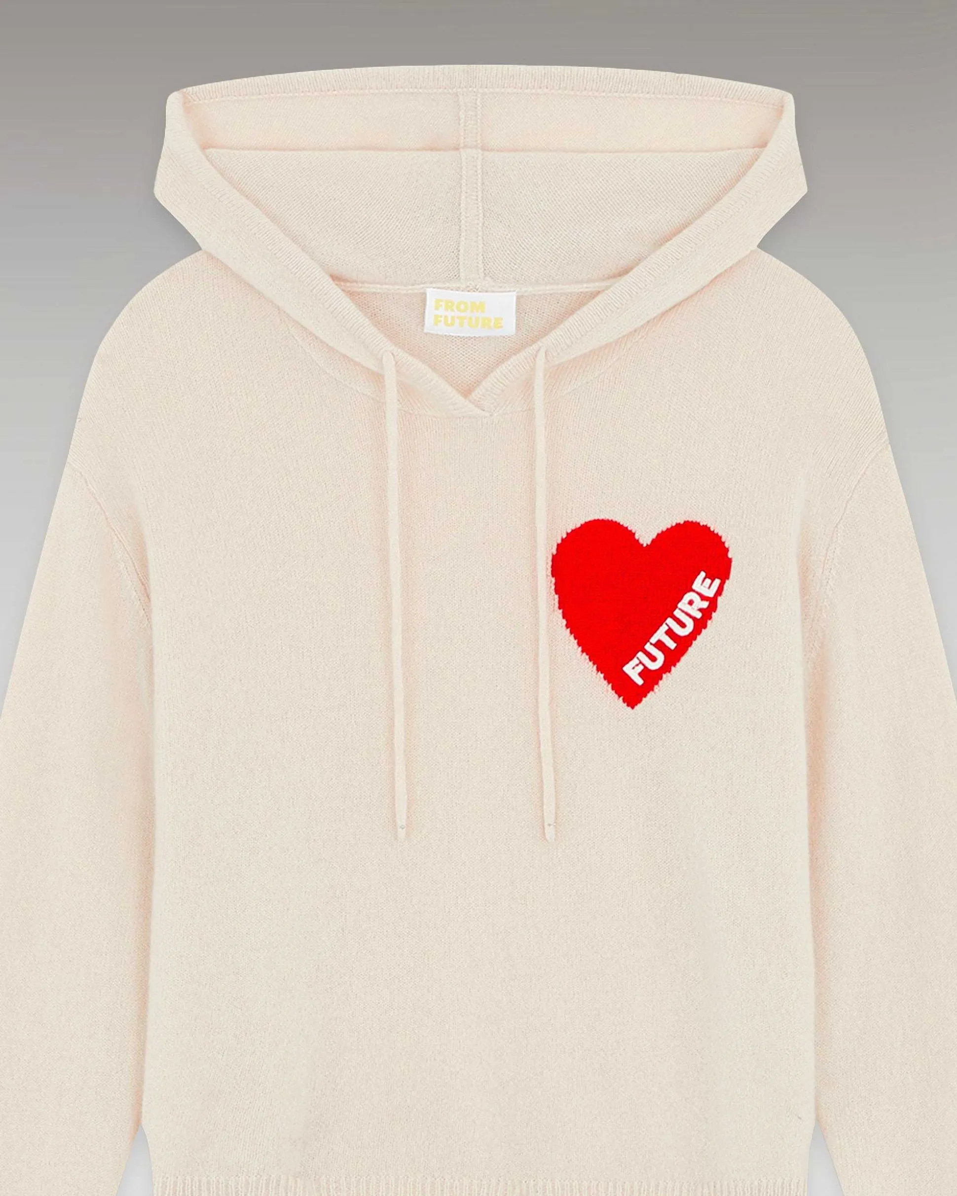 Pull Hoodie Coeur Leger