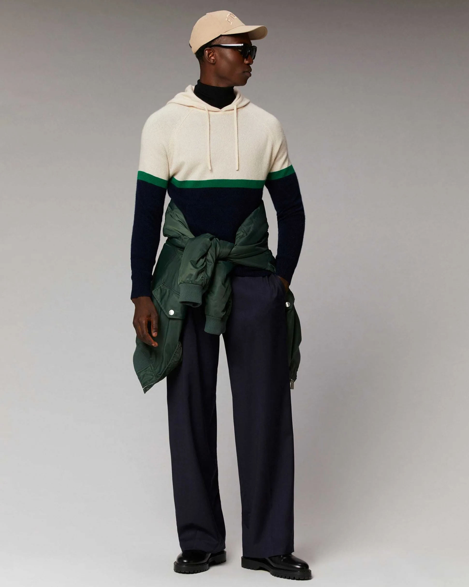 Pull Hoodie Color Block