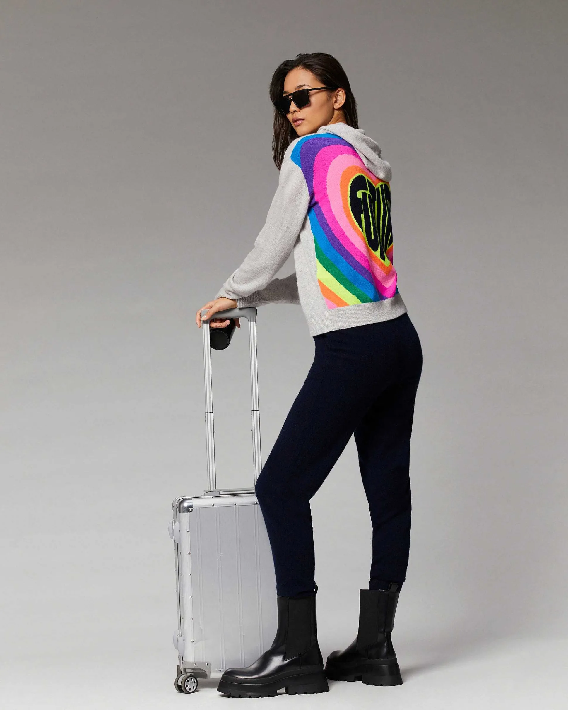 Pull Hoodie Future Multicolore Dos Leger