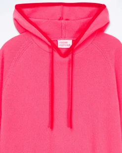 Pull Hoodie Oversize Liserets Contrastes