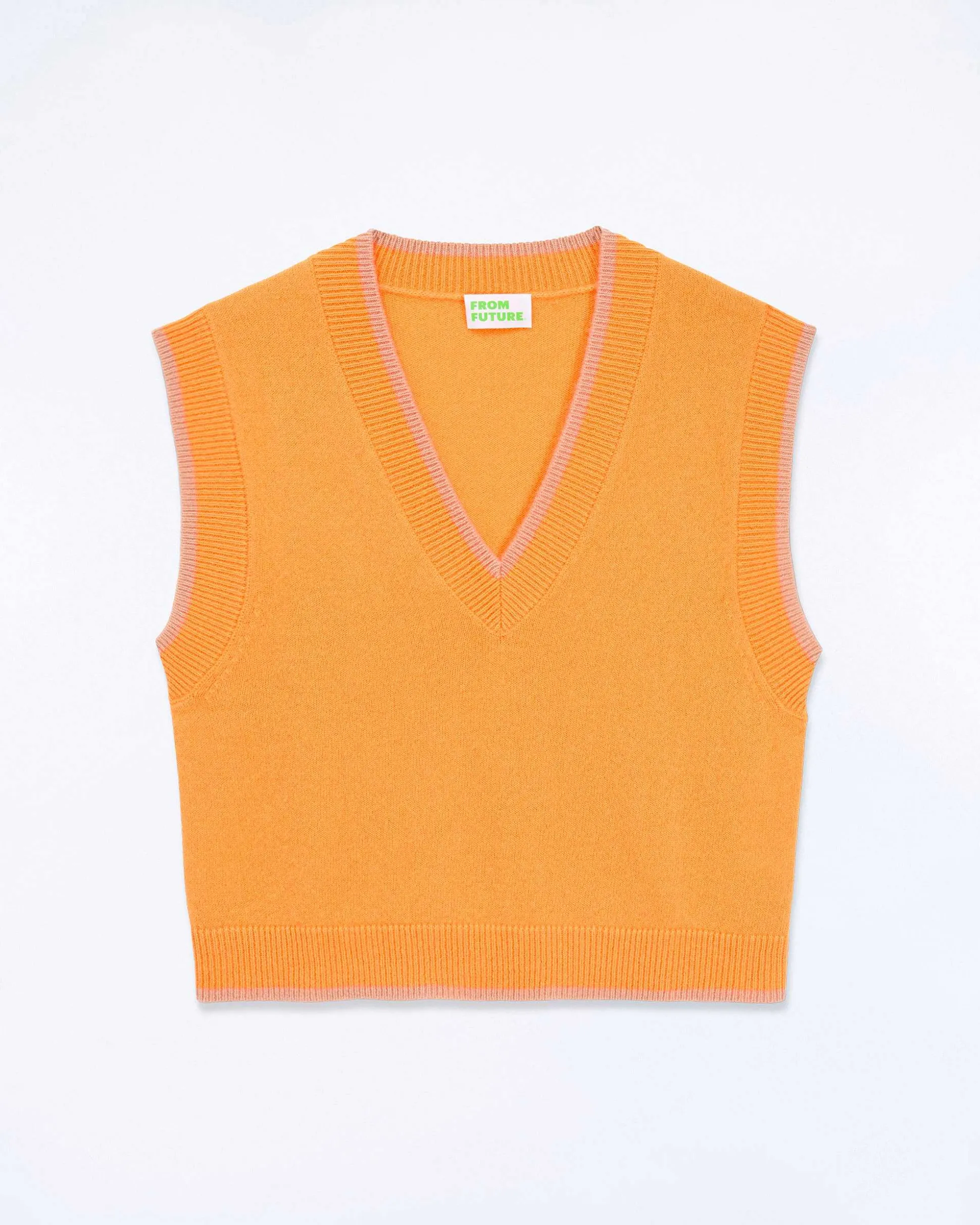 Pull Sans Manche Bicolore