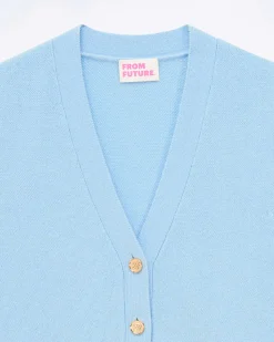 Pull Sans Manche Boutons Bijoux