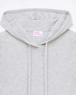 Pull Sans Manche Capuche