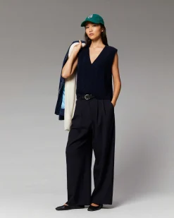 Pull Sans Manche Torsades