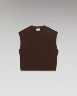 Pull Sans Manche Torsades