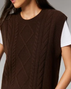 Pull Sans Manche Torsades