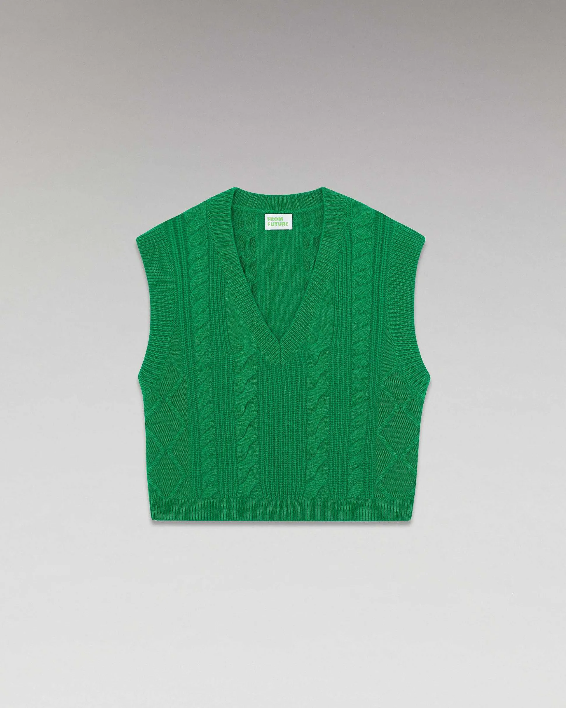 Pull Sans Manche Torsades