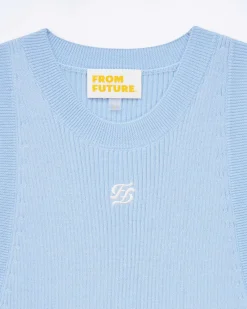 Robe Courte Bretelle Broderie Ff