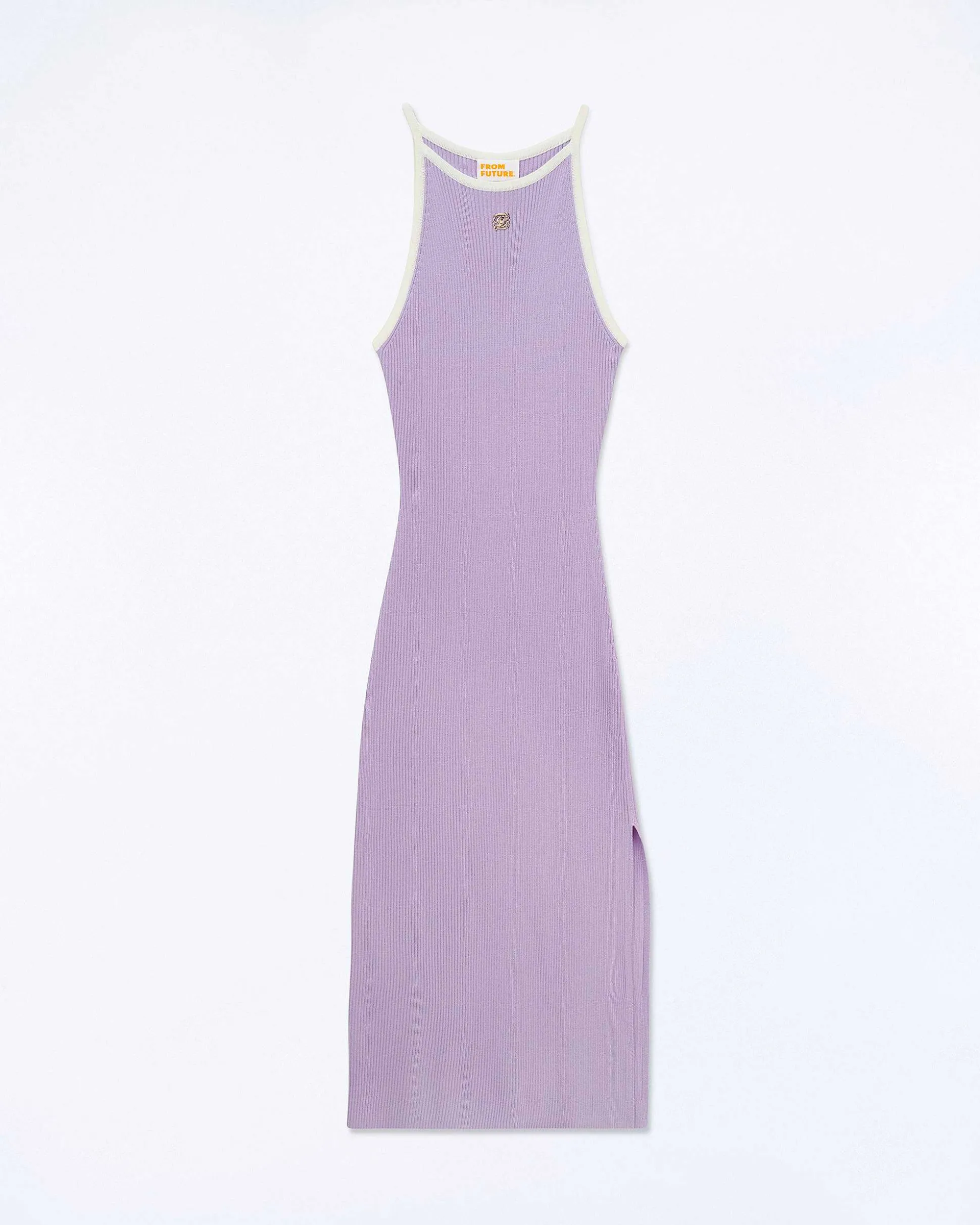 Robe Longue Bretelle Bicolore